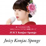 日本製YAMAMOTO FARM 山本農場 JUICY konjac sponge 蒟蒻洗臉海綿