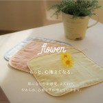 六層魔法空氣紗flower手帕 (日本製)